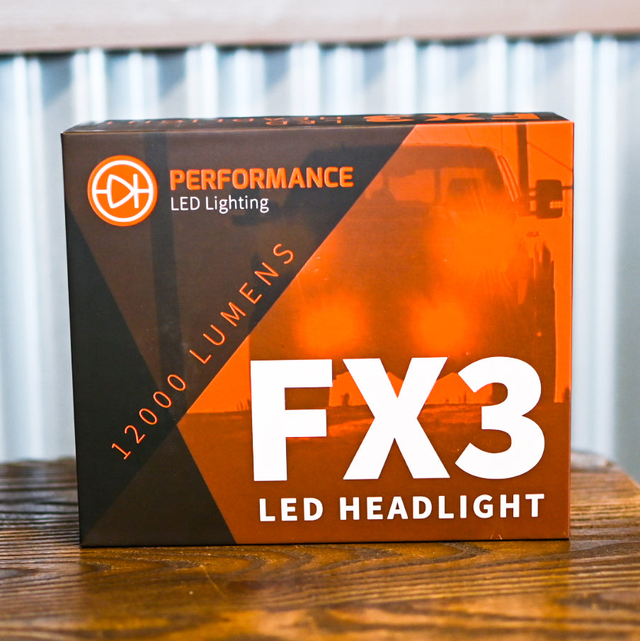 FX3 Performance LED Headlight Box 12000 Lumens Replacement Bulbs